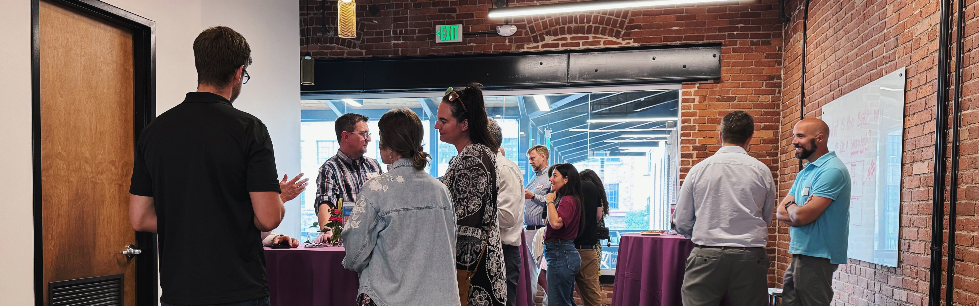 Dusty in the zone at the Tonic and GadellNet AI event