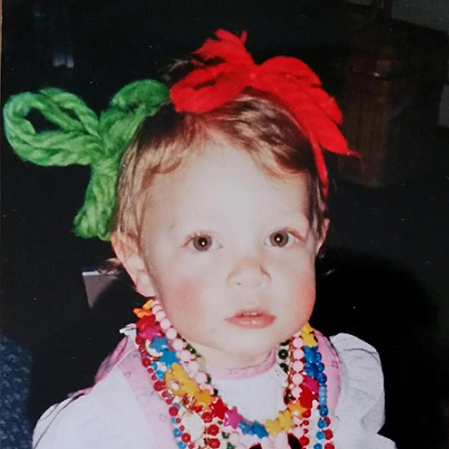 Childhood photo of Emily Kucera